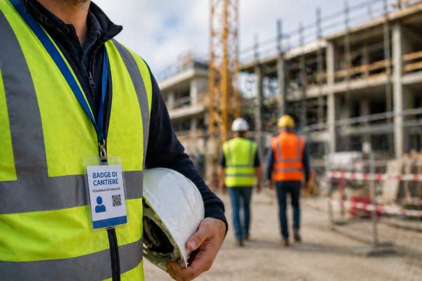 Avvio badge di cantiere