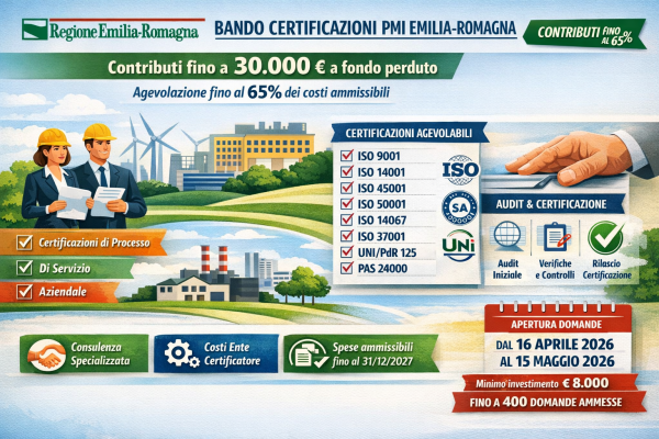 Bando Regione Emilia Romagna - Certificazioni