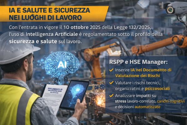 Intelligenza artificiale e sicurezza sul lavoro