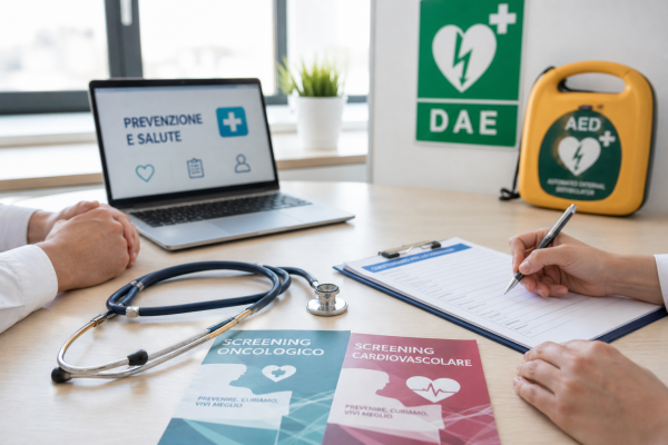 Incentivi per screening aziendali e defibrillatori - Avviso 2026